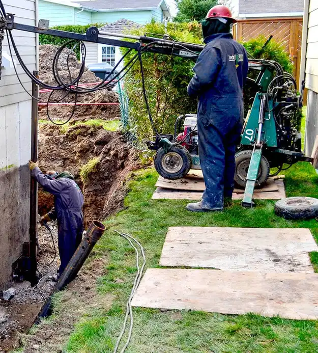 Helical Piers for Foundation Support