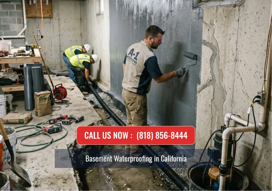 Basement Waterproofing in California