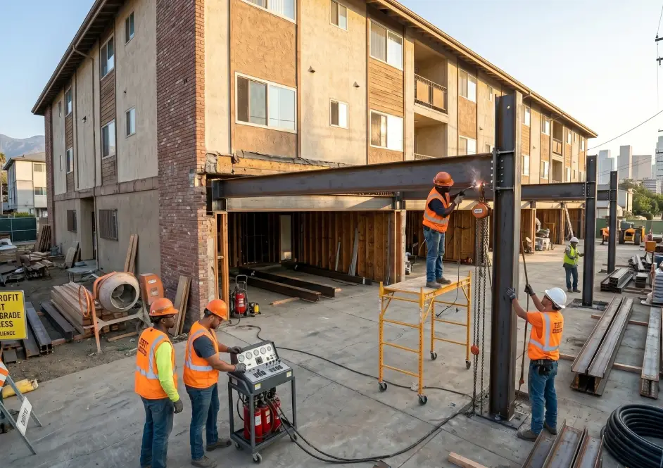 Earthquake Soft Story Retrofitting