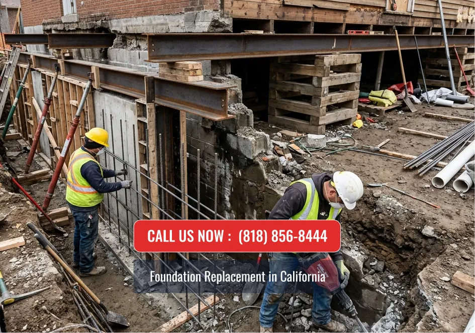 Foundation Replacement in California
