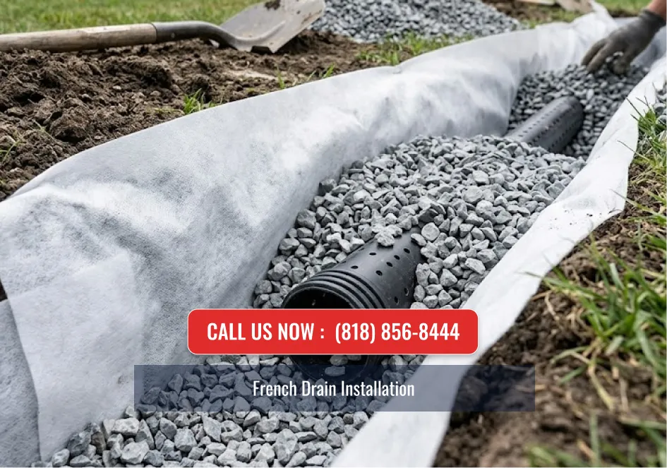 French Drain Installation